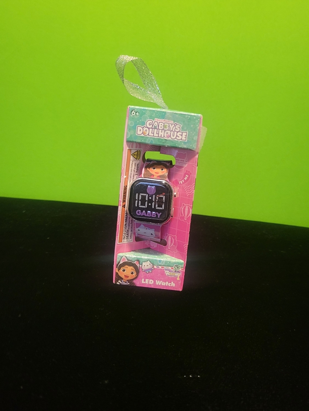 Gabby’s Dollhouse Kids LED Watch - Pink & Black